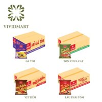 [Toàn quốc] [Thùng 30 gói] MÌ ĂN LIỀN VIFON 4 VỊ GÀ TÍM, TÔM CHUA CAY, VỊT TIỀM, LẨU THÁI - (70g/GÓI) - VIFON