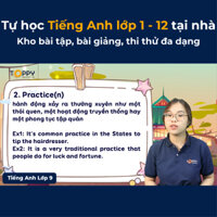 Toàn Quốc Voucher Giấy Học online Tiếng Anh từ lớp 1 - 12 cùng TOPPY  - Lớp 9