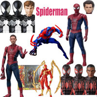 Tobey Maguire Người Nhện Nhân Vật Hành Động Andrew Garfield Mafex 147 Symbiote Người Nhện Miles Morales Articulado Mô Hình Hình Hình