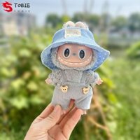Tobie 1 bộ Quần áo búp bê Labububububu, Quần treo trang phục búp bê sang trọng Labububububu, Thời trang thay thế thủ công Mũ búp bê Cotton Mini Mini dành cho trẻ em Đồ chơi bé gái