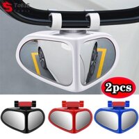 Tobie 2pcs car blind spot mirror, ngăn ngừa điểm mù có thể điều chỉnh 360 độ bánh trước chiếu hậu phụ trợ, độ bền cao chống mài mòn-chống lái xe an toàn