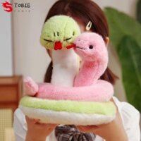 Tobie Cặp Đôi Rắn Sang Trọng Đồ Chơi, Tình Yêu Rắn PP Cotton Rắn Linh Vật Đồ Chơi, Búp Bê Cung Hoàng Đạo Thú Nhồi Bông Mềm Mại Dễ Thương Búp Bê Rắn Sang Trọng Đồ Chơi Bé Gái