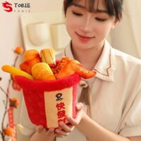 Tobie Chậu Cây Búp Bê Sang Trọng, Cây Sang Trọng Nhồi Bông Mềm Như Thật, Gối Đệm Đồ Chơi Thịt Viên Kawaii Giả Vờ Nấu Lẩu Xiên Đồ Chơi Nhồi Bông Quà Tặng Sinh Nhật