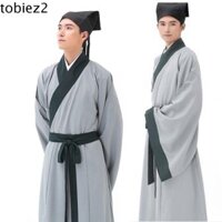 Tobiemi Áo choàng cổ Trung Quốc, Trang phục cổ xưa Tinh tế học giả Áo choàng Hanfu Trung Quốc, Retro Hán Vải Trung Quốc Trang phục dân gian Trang phục dân gian Trung Quốc Dân tộc