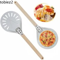 Tobiemi mái chèo bánh pizza tay cầm bằng gỗ 7 / 8 / 9 / 10 inch di động chống trượt phụ kiện lò nướng bánh pizza có thể tháo rời tiện ích nhà bếp pastray có thể tháo rời