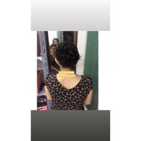 Tóc búi xoăn trung niên