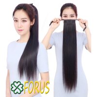 Tóc cột đuôi thẳng 60cm Sỉ 40k - Lược gương