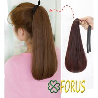 Tóc cột giả đuôi cúp 40cm Sỉ 40k - Nâu vàng 230