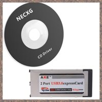 Tốc Độ Cao Kép 2 Cổng USB 3.0 Express Card 34 Mm Khe Cắm Thẻ Chuyển Đổi PCMCIA Bộ Chuyển Đổi Cho Laptop Notebook