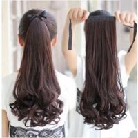 TÓC GIẢ BUỘC DÀI XOĂN ĐUÔI