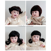 tóc giả cho bé, tóc giả trẻ em, bộ tóc giả bé gái, tóc giả xinh xắn đáng yêu cho bé