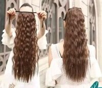 Tóc Giả Cột Đuôi Xoăn Xù Mì