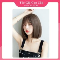 Tóc giả đẹp nguyên đầu nữ ngắn, tặng kèm lưới trùm tóc wig, BHT3030, lolia