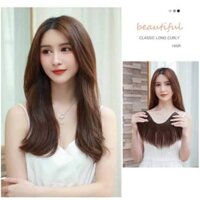 Tóc giả kẹp phồng chân tóc chữ u