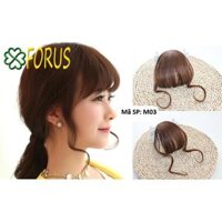 Tóc giả mái thưa mai xoăn M03 Sỉ 15k - Nâu đen 4