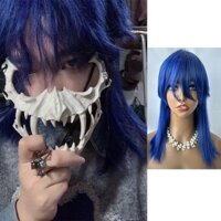 Tóc Giả Ngắn Thẳng Nhuộm Màu Xanh Hóa Trang Nhân Vật anime Nhật Bản Cho Nam Và Nữ