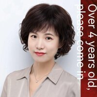 Tóc Giả Ngắn Thời Trang Dành Cho Phụ Nữ Trung Niên