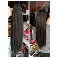 tóc giả ngoặm bấm xù chịu nhiệt 180 độ(49)😍💕-free ship