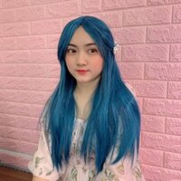 TÓC GIẢ NGUYÊN ĐẦU C8303 THẲNG MÁI XÉO COSPLAY , NHƯ HÌNH , HÌNH THẬT (KÈM LƯỚI TRÙM) CHỊU ĐƯỢC NHIỆT