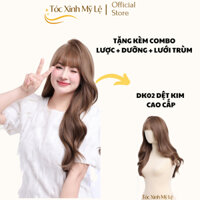 Tóc Giả Nguyên Đầu Dệt Kim DK02 [Tặng Combo Cuốn Lô + Lược + Dưỡng Tóc + Lưới Trùm] Tóc Xinh Mỹ Lệ.
