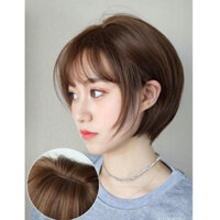 Tóc giả nguyên đầu ngắn tomboy ngắn TNDTN24 tặng kèm lưới trùm