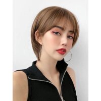 Tóc giả nguyên đầu ngắn vic ngắn tomboy - mã D3078. tặng kèm lưới trùm tóc wig.