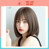 Tóc giả nữ nguyên đầu ngắn mã D3030 , tặng lưới trùm WIG