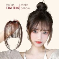 Tóc giả nữ Tam Teng kẹp mái thưa tóc thật chịu nhiệt siêu mềm tự nhiên thích hợp cho các nàng mái ít tóc hoặc hói A15