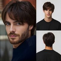 Tóc giả, Tóc ngắn thẳng cho nam, Tóc giả xiên, Tóc giả toàn bộ.