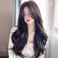 Tóc giả uốn xoăn dợnmái bay