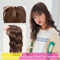 Tóc giả uốn xoăn thời trang cho bé gái