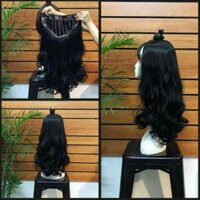 Tóc kẹp chữ u hình thật