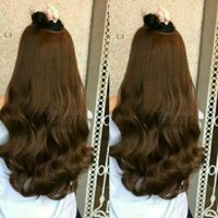 Tóc kẹp chữ U xoăn như hình