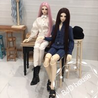 Tóc thẳng dài cho búp bê bjd 1/3  1/4 1/6
