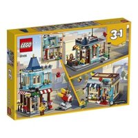 [Tóc thẳng liên kết] LEGO Creative Variety Series Cửa hàng đồ chơi đô thị 31105 Lắp ráp khối xây dựng