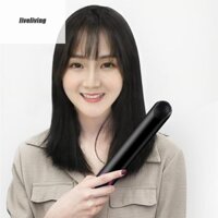 Tóc xoăn thẳng Công dụng kép Bangs Nẹp Hộ gia đình Máy duỗi tóc Mini #H1 [Liveliving.vn]