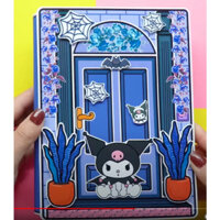 Toca Life World Quiet book - Ngôi nhà đễ thương của tiểu thư Kuromi, búp bê giấy - CandyHome Paper