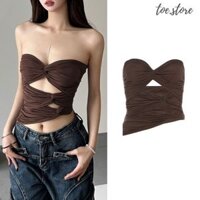 TOE.STORE Áo ống, áo quây cúp ngực croptop, phong cách gợi cảm khoe dáng siêu đẹp chất vải co giãn chất lượng cao cấp