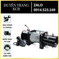 Tời ắc quy cứu hộ ôtô 4000lbs  - Nguồn 12V-24V (1800kg)