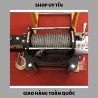 Tời Ắc Quy - Tời cứu hộ ô tô Winch 12000LBS (kéo ngang 5443kg - kéo dọc 1000kg) - (12v-24v) (VI)