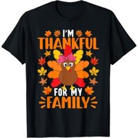 Tôi Cảm Ơn Cho Gia Đình Tôi Áo Sơ Mi Ngộ nghĩnh Thổ Nhĩ Kỳ Lễ Tạ Ơn Quà Tặng Áo Thun Unisex