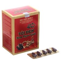 Tỏi đen Sâm Ngọc Linh Gold Học viện Quân Y - Hộp 60 viên nang