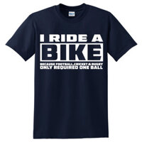 Tôi Đi Xe Đạp Nam Áo Thun Biker Quà Tặng Cho Bố Superbike Motogp Ngộ nghĩnh Moto X Top