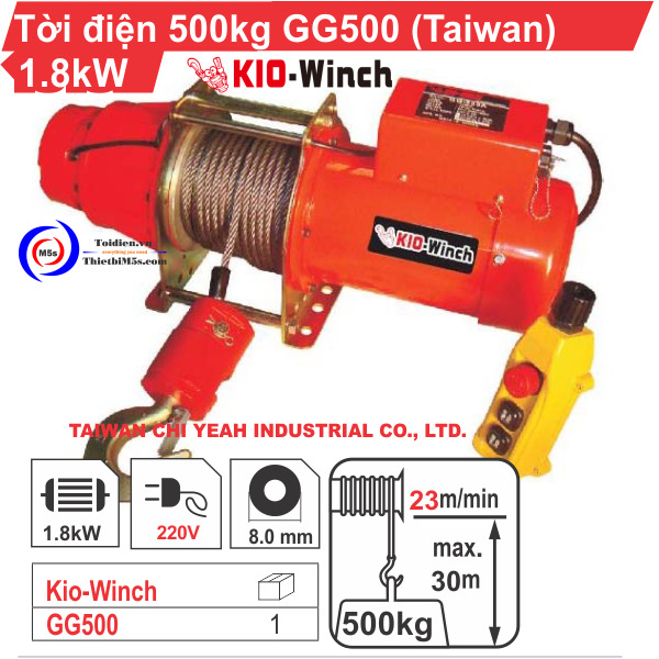 Tời điện Kio GG-500