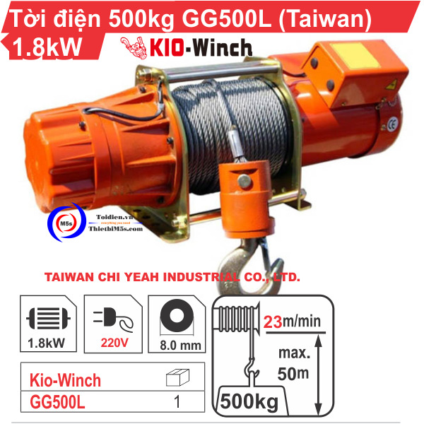 Tời điện Kio GG-500L