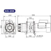 Tời điện Kio Winch GG-200 (Đài Loan)