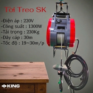 Tời điện mini Kio SK-230