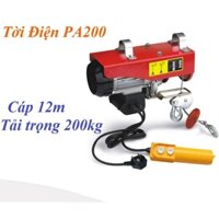 Tời Điện Pa200 Cáp 12M - 510W - 100/200Kg - Abg Shop