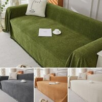 Tối giản Chenille Xanh Sofa Có Chó Đi văng Bao Da Cho 3 Đệm Ghế Thú Cưng Trẻ Em Bảo Vệ Có Thể Giặt Được Màu Trơn Sofa Slipcover
