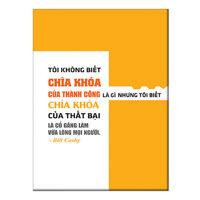 Tôi Không Biết Chìa Khóa Của Thành Công Là Gì W19 40 x 60 cm - Khổ Đứng